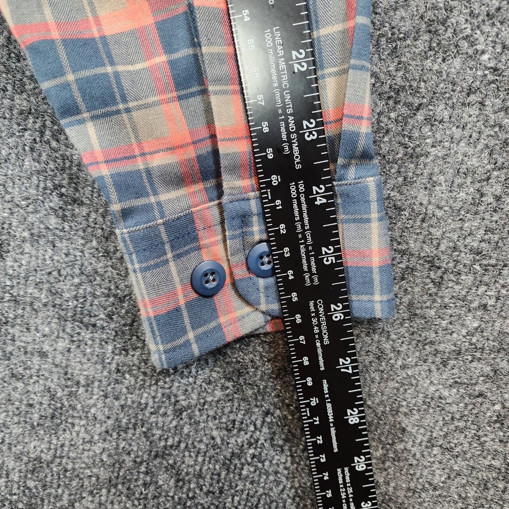 Mountain Hardwear Mens Plaid Gorpcore Outdoor Trail Hiking Flannel Shirt Size M - Picture 9 of 11